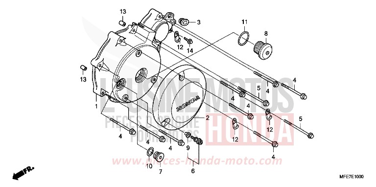 KURBELGEHAEUSEDECKEL, L. von Shadow Aero CANDY GLORY RED-U (R101) von 2007
